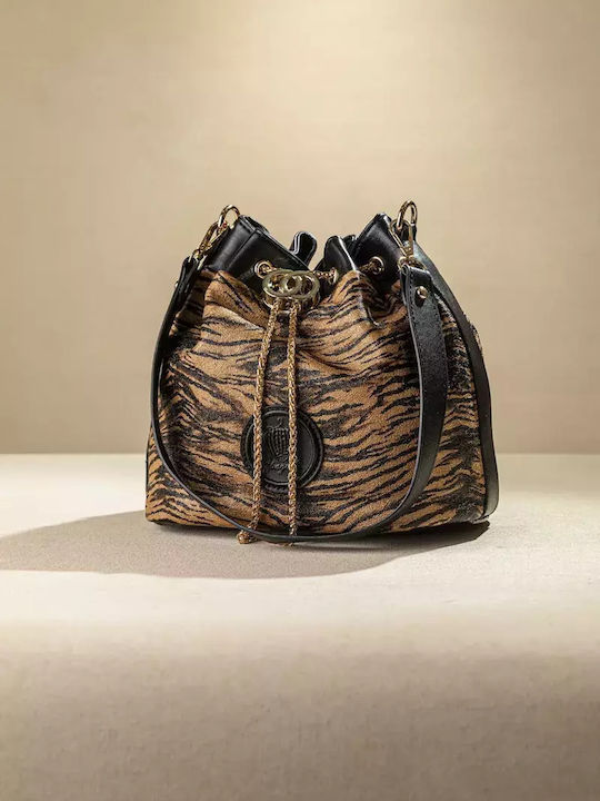 Geantă Dama Cu Barete Incrucisate Camel Tiger