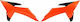 UFO Motorcycle Frame Protectors Orange