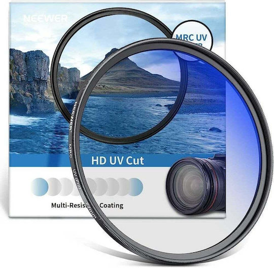 Neewer HD UV Lens Filter Diameter 77mm with MRC Coating Scratch Resistant for Camera Lenses