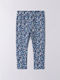 Kinder Leggings Lang Blue