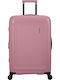 American Tourister Dashpop Μεσαία Βαλίτσα Ταξιδίου Σκληρή Lilas Pink με 4 Ρόδες Ύψους 67εκ.