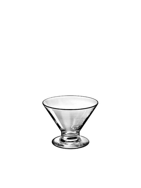 Pasabahce Eisschüssel Rund Glas mit Durchmesser 10cm 6Stück