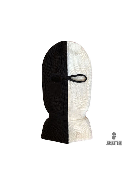 Ghetto Full Face Motorcycle Rider Balaclava White Color