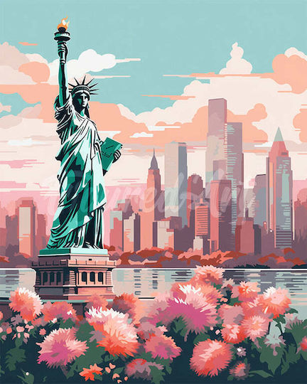 Olympus Diamond Painting "Statuia Libertății" Mozaic cu Diamante "Statuia Libertății" 50x40
