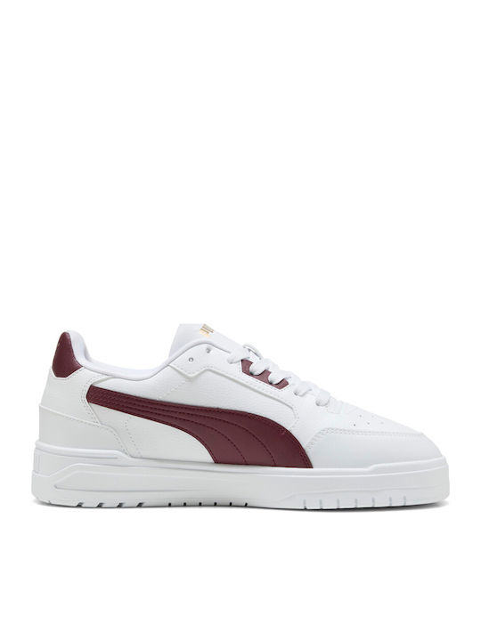 PUMA Männer Sneakers Weiß - Bordeaux