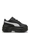 Karmen Γυναικεία Flatforms Sneakers Μαύρο Χρώμα
