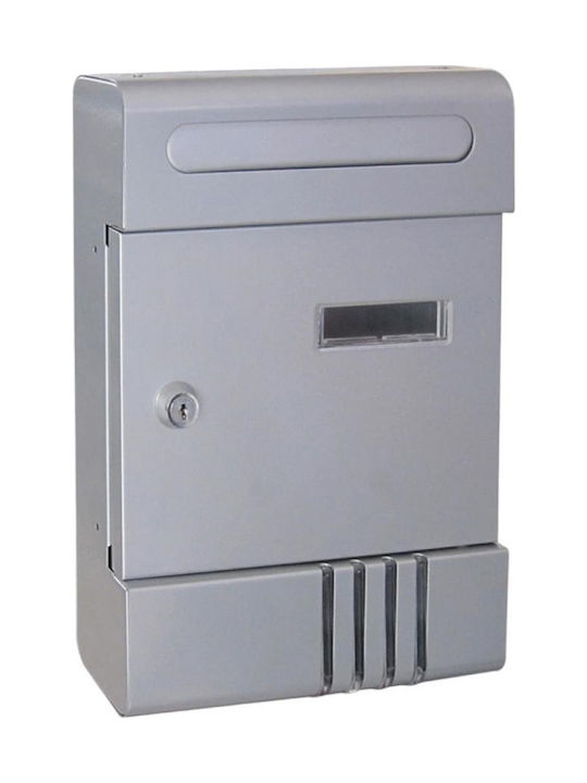 Galifas Außenbereich Briefkasten Metallisch in Gray Farbe 20.5x6.5x29.1cm Galifas Außenbereich Briefkasten Metallisch in Gray Farbe 20.5x6.5x29.1cm
