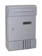 Galifas Außenbereich Briefkasten Metallisch in Gray Farbe 20.5x6.5x29.1cm