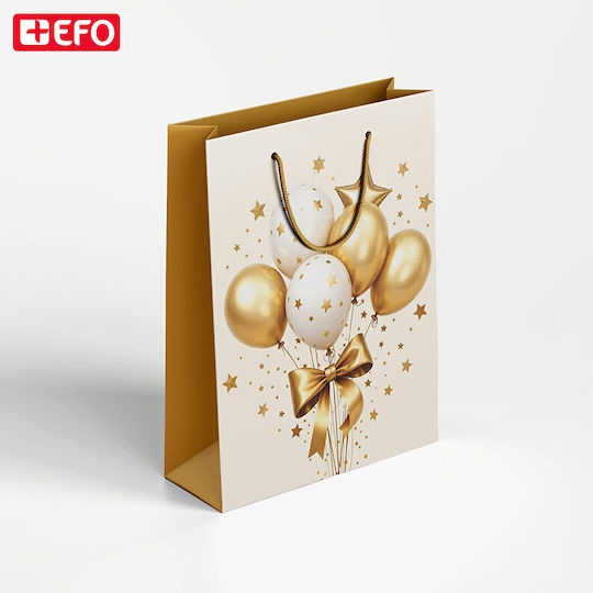+Efo Tasche für Geschenke Bunt 18x22cm.
