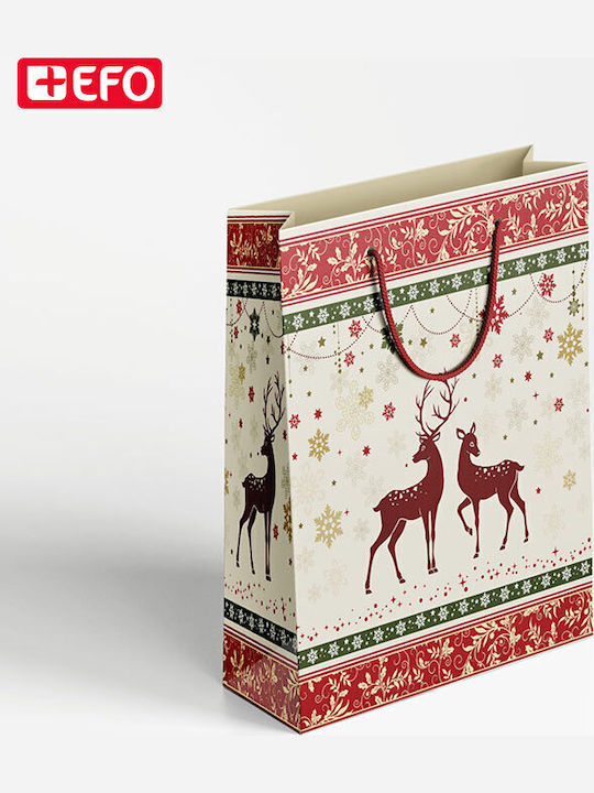 +Efo Weihnachtlich Tasche für Geschenke Ecru 23...