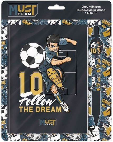 Must Team Notebook 60 Sheets with Lock and Pen Holder