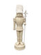 InTheBox Polyresin Christmas Nutcracker 37.6cm Beige