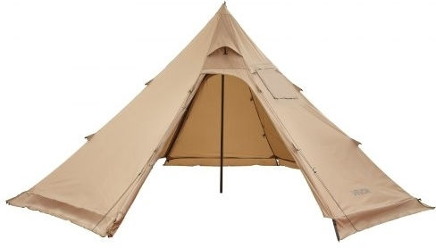 Vevor Σκηνή Camping Teepee Καφέ 4 Εποχών για 4 Άτομα 400x400x200εκ.