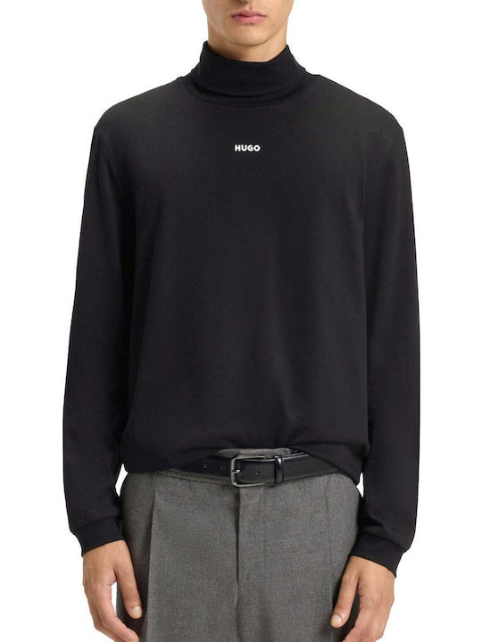 Hugo Daporollo Long Sleeve Black Blouse