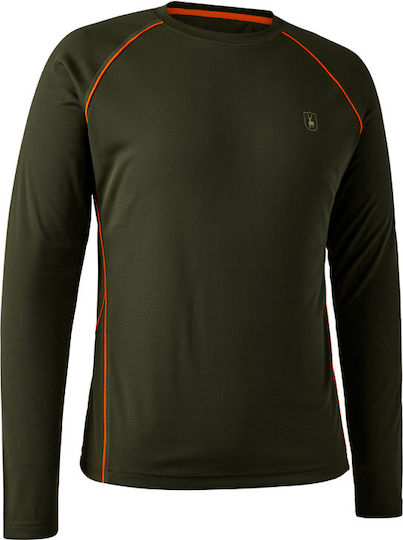 Μπλούζα Deerhunter Chamois L S T-shirt Olive 8097-361