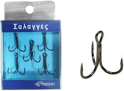 Carlige de Pescuit – Sălăghițe de Pescuit 5 Bucăți Carlige Triple de Înaltă Rezistență 8# Fishing Hooks