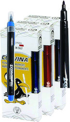 Carioca Design Markers 1mm Blue 12pcs