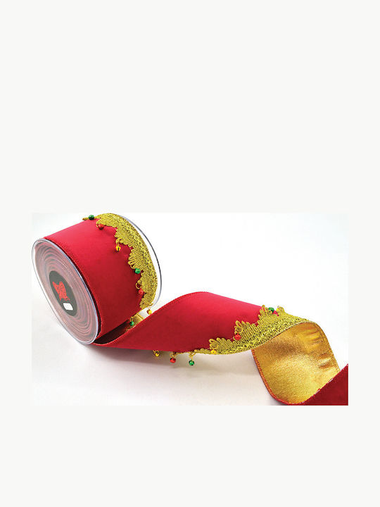 LiebeQueen Christmas Ribbon Gold 450x10cm 1pc