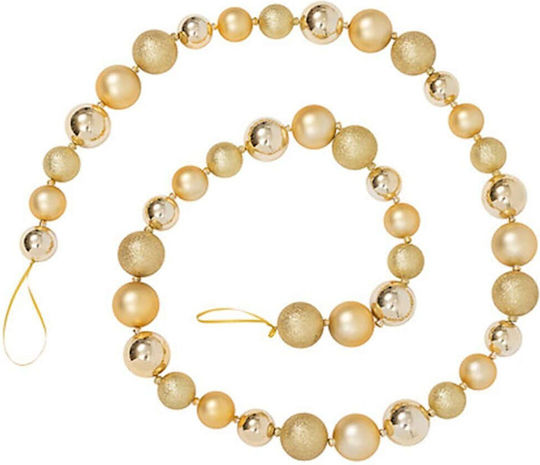 Atmosphera Christmas Garland Gold 200x5cm 1pc