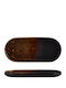 Servierplatte Oval aus Porzellan Braun 1Stück