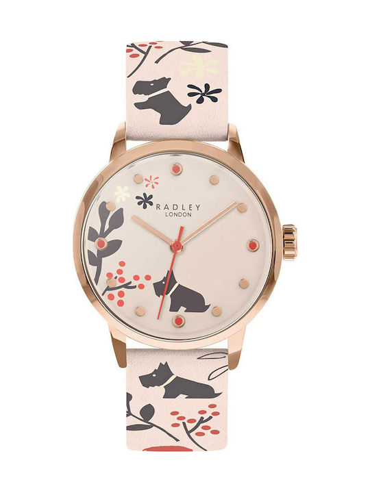 Radley Дамски Часовник Кварцов в Розов Цвят