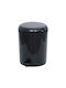 Dimitracas Waste Bin Waste Plastic with Pedal Black 5lt 1pcs