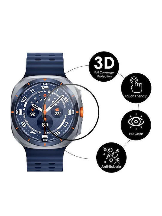Enkay Full Protection Flexi Glass Samsung Galaxy Watch Ultra 47mm Black