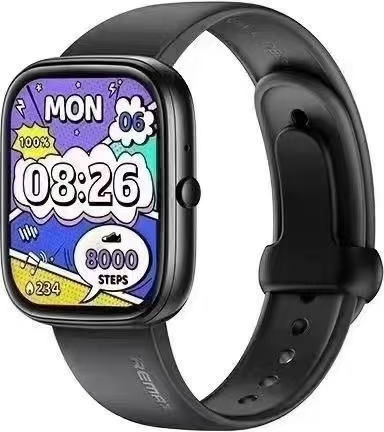 Remax Watch 25 με Παλμογράφο (Μαύρο) | Skroutz.gr