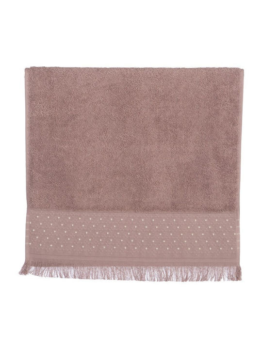 Nef-Nef Homeware Πετσέτα Σώματος Zasmen 70x140εκ. Mauve Βάρους 500gr/m²