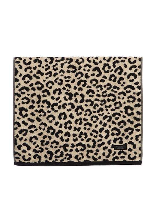 Nef-Nef Homeware Πετσέτα Προσώπου Tsitar 50x90εκ. Black Βάρους 550gr/m²