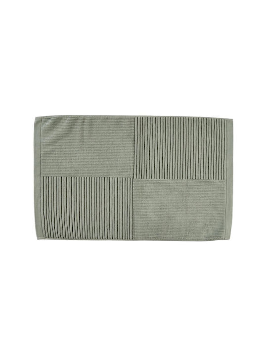 Zone Denmark Badematte Baumwolle Rechteckig 34976 Eucalyptus 80x50cm