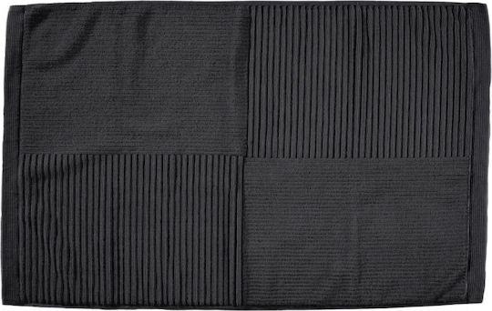 Zone Denmark Bath Mat Cotton 34967 Black 80x50cm