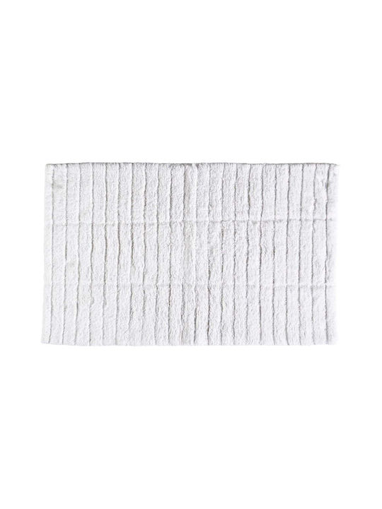 Zone Denmark Badematte Baumwolle Rechteckig 13535 White 80x50cm