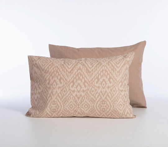 Nef-Nef Homeware Bamb.orion Калъфка за Възглавница с корица за плик Бежов 52x72см.
