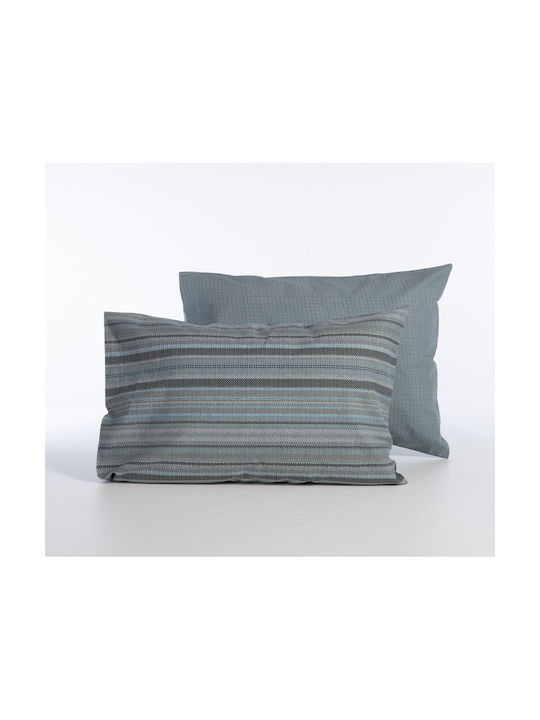 Nef-Nef Homeware Denim Denim Pillowcase with Envelope Cover Denim 52x72cm.