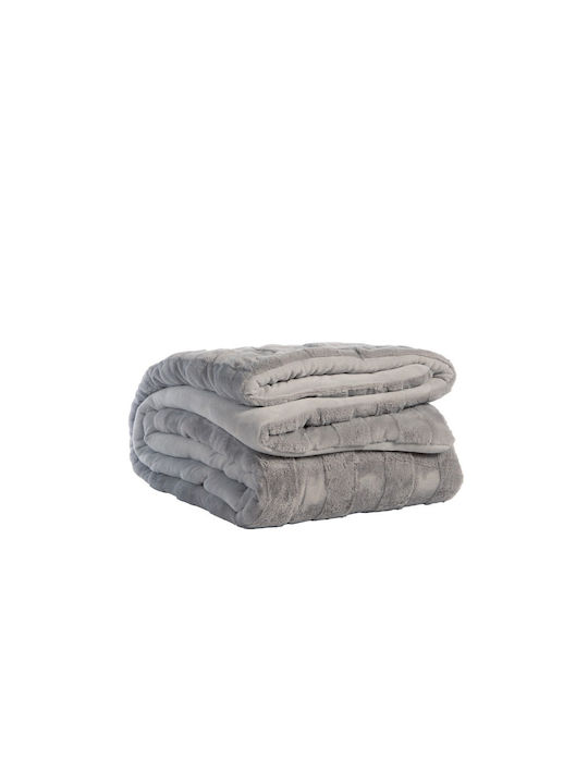 Nef-Nef Homeware Duvet Cover Queen 240x220cm Wane L.grey 740 GSMGsm