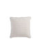 Nef-Nef Homeware Home Velvet Sofa Cushion Ecru 45x45cm