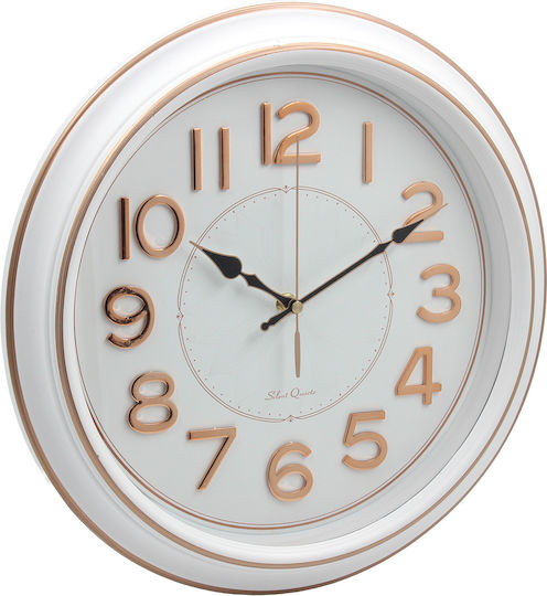Keskor Wall Clock Plastic 35x5cm