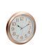 Wanduhren Kunststoff Φ35x5 Mit Rose Gold Keskor 87532-2