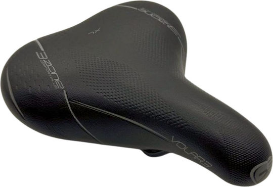 Selle Bassano Volare Xl 3zone Σέλα Ποδηλάτου Μαύρη 250 x 200 mm