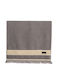 Nef-Nef Homeware Кърпа за лице Sentimen 50x90см. Сив Тегло 550гр/кв.м