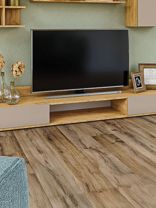 TV Stand Callisto Golden Oak-Grey L200xD40xH30cm
