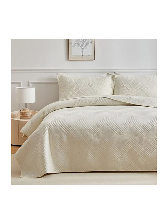 Liolios Home Diverso Κουβερλί Ημίδιπλο Ivory 18...
