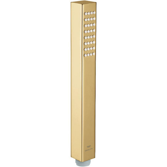 Grohe Rainshower Aqua Cube Stick 26885gl0 Handheld Showerhead Gold Glossy Cool Sunrise