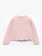 Kids' Sweater Long Sleeve Rose Petal