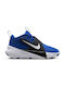 Team Hustle Kids Sports Shoes Basketball with Laces Blue
