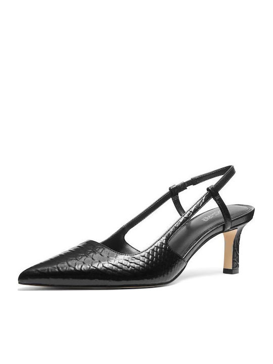 Alora Leder Pumps Schwarz
