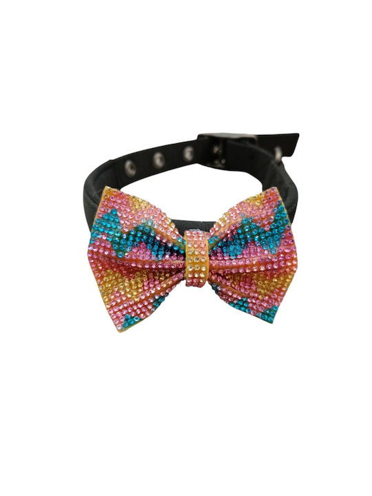 Φιογκος Rainbow Strass Περιλαιμιο Σκυλου 1τμχ 8cm
