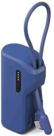 Cygnett Thumboost Power Bank 5000mAh 15W with 2 USB-C Ports Power Delivery Blue