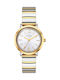 Breeze Women's Watch with Yellow Metal Bracelet